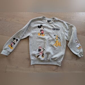Disney Gray Mickey and Friends Kids Sweatshirt